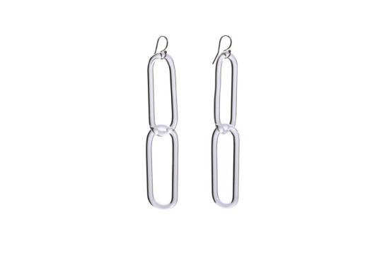  제인 다렌스부르그 이어링 제인 다렌스버그 타원형 체인 클리어