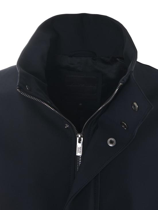  엠포리오 아르마니 트렌치 코트 트렌치 재킷 블루 - EMPORIO ARMANI