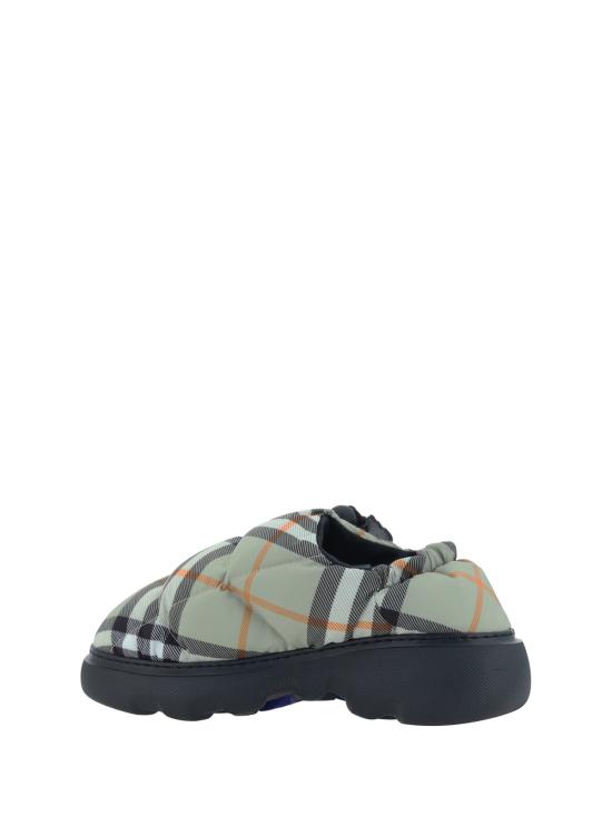  버버리 뮬/슬리퍼 필로우 폴리아미드 블렌드 슬리퍼 라이트 세이지 Ip 체크 - BURBERRY