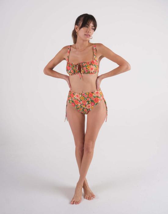  갈라마르 비키니 수영복 러치드 바텀 리버리 - GALAMAAR
