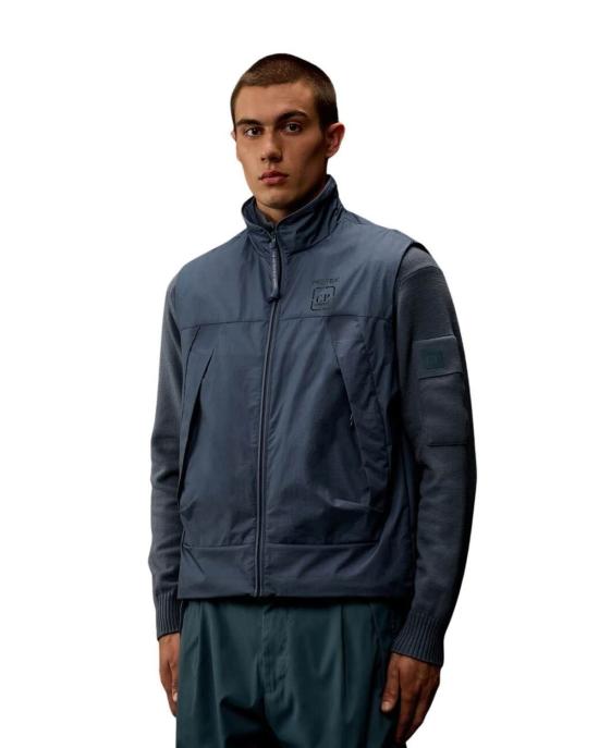  씨피 컴퍼니 베스트 C.P. 회사 조끼 오리온 블루 - C.P. COMPANY