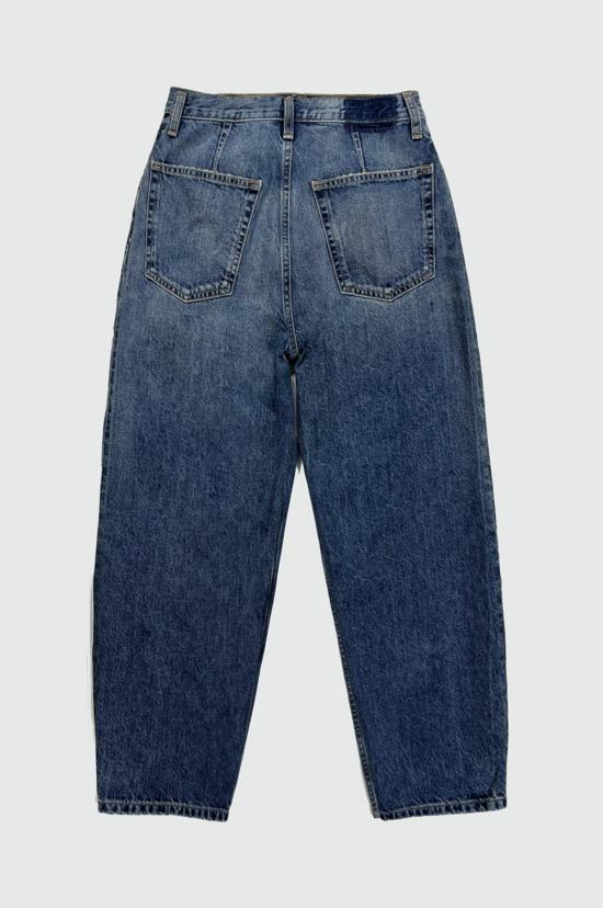  에티카 데님 팬츠 Etica Iris 릴랙스드 배럴 진 바살트 - ETICA