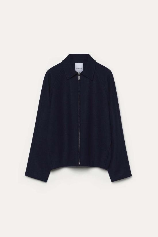  포만데레 자켓 포만데르 펠트 울 재킷 네이비 - POMANDERE