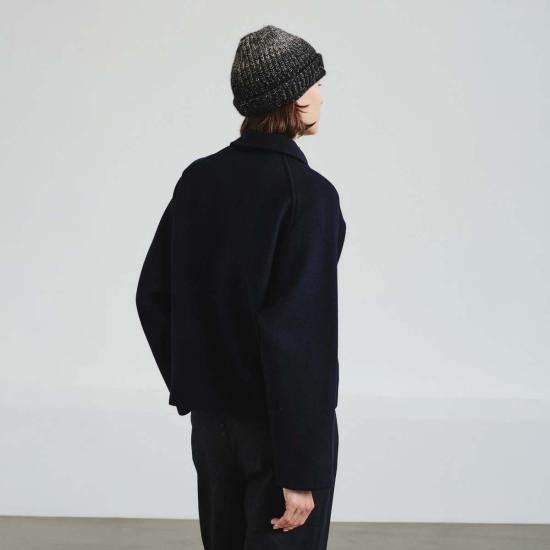  포만데레 자켓 포만데르 펠트 울 재킷 네이비 - POMANDERE