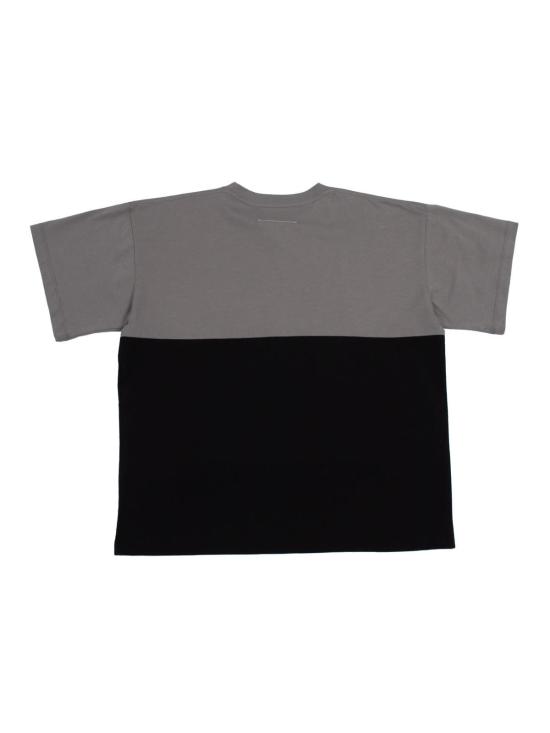  [키즈] MM6 메종마르지엘라 트레이닝 상의 메종 마르지엘라 키즈 티셔츠 (회색) - MM6 MAISON MARGIELA