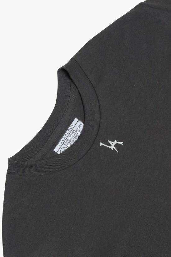  더 셀렉트 반팔 티셔츠 셀렉트 라 티 차콜 - THE CELECT