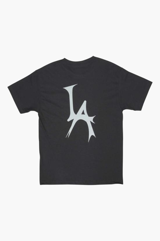  더 셀렉트 반팔 티셔츠 셀렉트 라 티 차콜 - THE CELECT