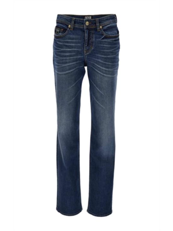  베르사체 데님 팬츠 진 쿠튀르 진 블루