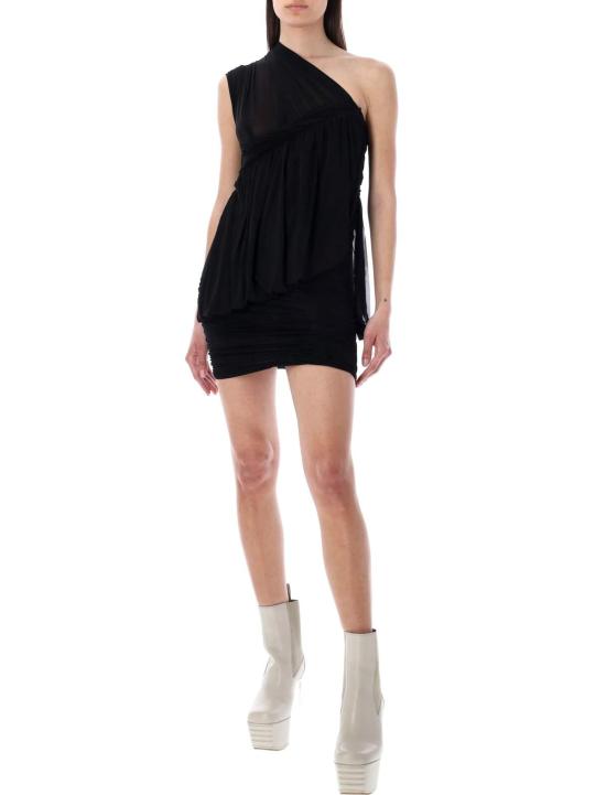  릭 오웬스 숏 원피스 에드푸 미니 드레스 블랙 - RICK OWENS