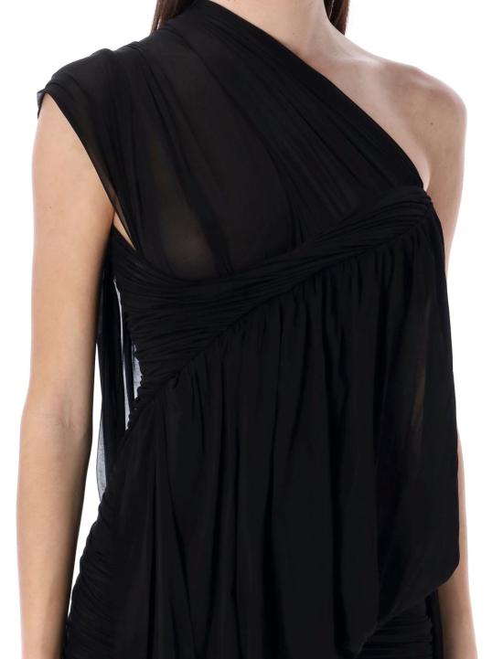  릭 오웬스 숏 원피스 에드푸 미니 드레스 블랙 - RICK OWENS