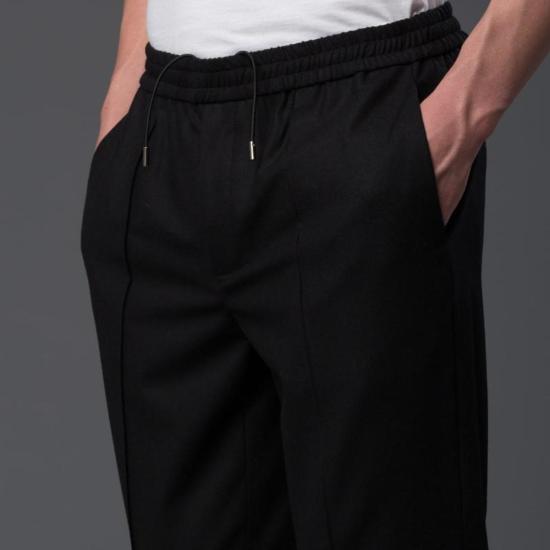  Deveaux 수트 팬츠 데보 엘라스틱 핀턱 - OTHER BRANDS