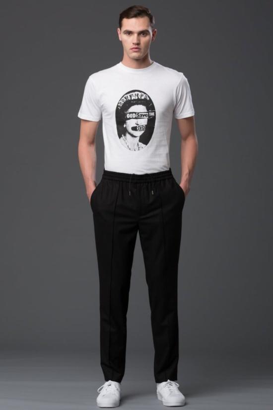  Deveaux 수트 팬츠 데보 엘라스틱 핀턱 - OTHER BRANDS