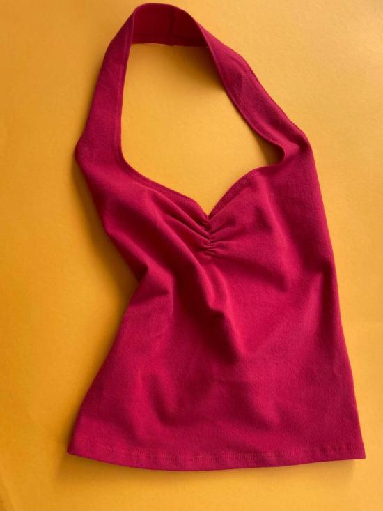  질 로드리게즈 민소매 티셔츠 Gil Rodriguez Corazon 홀터탑 토메이트