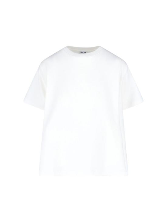  로에베 블라우스 아나그램 트라페즈 탑 화이트 - LOEWE