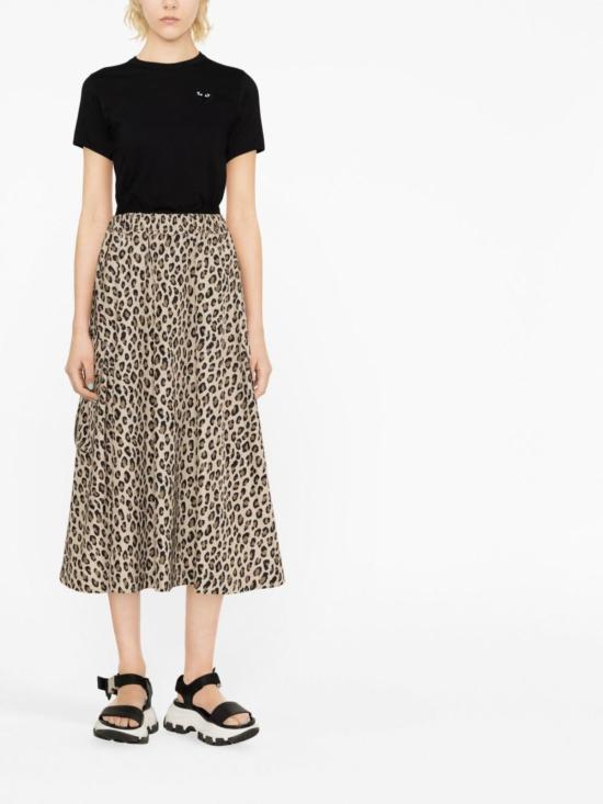  꼼데가르송 반팔 티셔츠 Comme Des Garçons 코튼 티셔츠 블랙 - COMME DES GARCONS