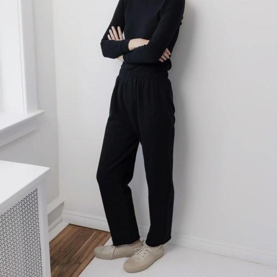  울 하이드 스트레이트 팬츠 이지 스웨트팬츠 - WOL HIDE