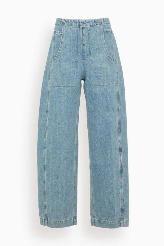  레이첼 코미 데님 팬츠 타니 팬츠 블루 - RACHEL COMEY