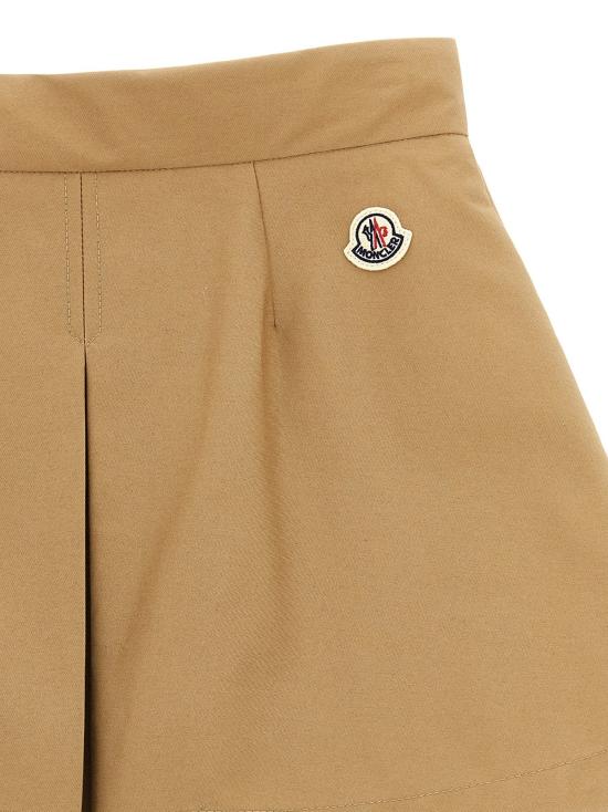  [키즈] 몽클레어 스커트 키즈 플리츠  베이지 - MONCLER