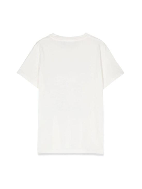  [키즈] 베르사체 트레이닝 상의 아동용 블라인딩 라이츠 프린트 저지 티셔츠 (화이트) - VERSACE