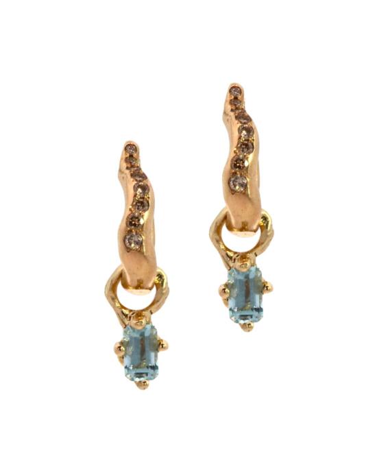  시리 한스도터 이어링 Siri Hansdotter Birgitte 후프 참 싱글 - SIRI HANSDOTTER