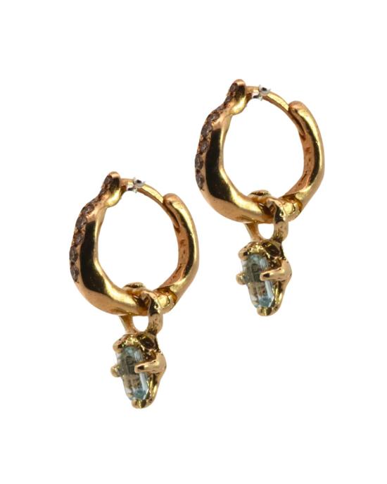  시리 한스도터 이어링 Siri Hansdotter Birgitte 후프 참 싱글 - SIRI HANSDOTTER