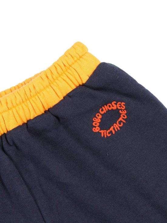  보보쇼즈 팬츠 키즈 보보 초스 컬러 블록 조깅  블루 - BOBO CHOSES