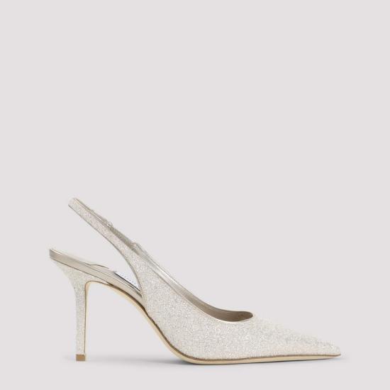  지미추 힐/펌프스 러브85 캐비어 글리터 펌프스 라이트 소프트 골드