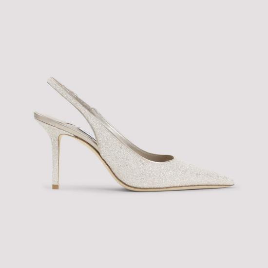  지미추 힐/펌프스 러브85 캐비어 글리터 펌프스 라이트 소프트 골드 - JIMMY CHOO