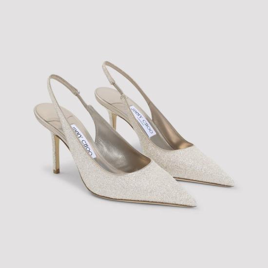  지미추 힐/펌프스 러브85 캐비어 글리터 펌프스 라이트 소프트 골드 - JIMMY CHOO