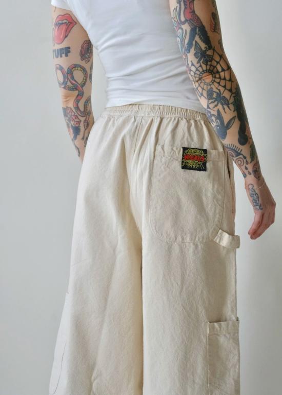  밀스 크롭 팬츠 식사 셰프 팬츠 - MEALS