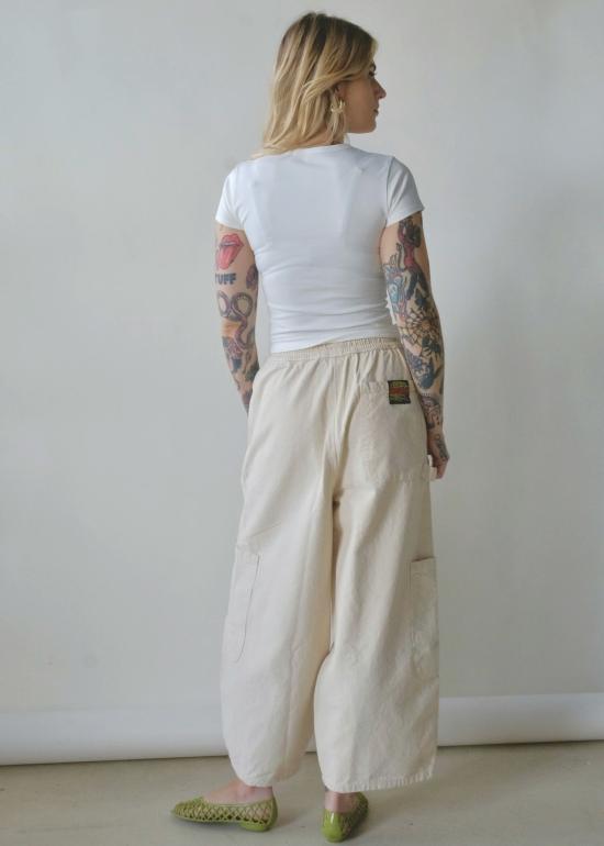  밀스 크롭 팬츠 식사 셰프 팬츠 - MEALS