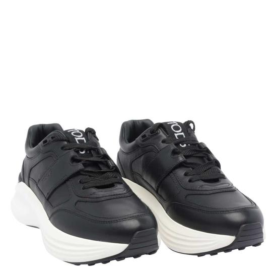  토즈 스니커즈 가죽 및 기능성 패브릭  블랙 - TODS