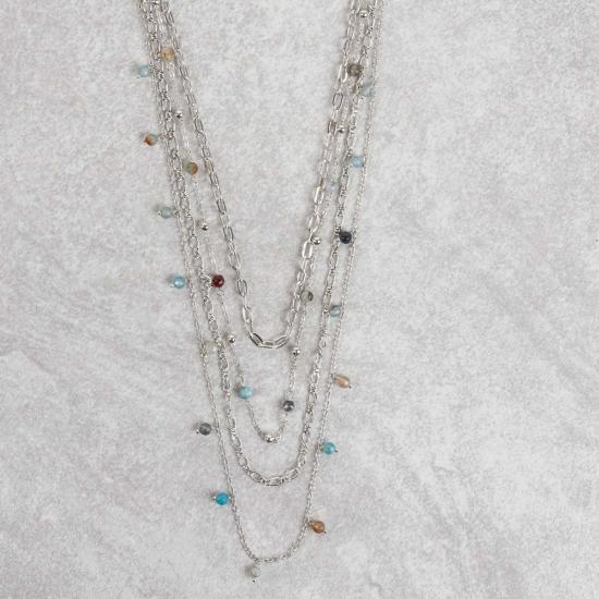  Ten Thousand Villages 목걸이/팬던트 만 마을 난다 레이어드 비즈 목걸이 - OTHER BRANDS