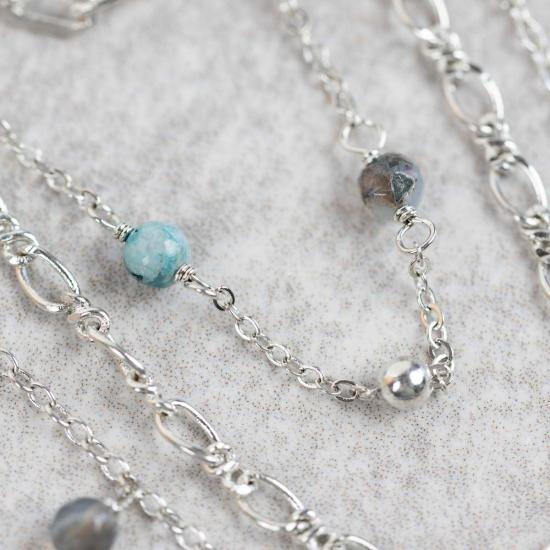  Ten Thousand Villages 목걸이/팬던트 만 마을 난다 레이어드 비즈 목걸이 - OTHER BRANDS