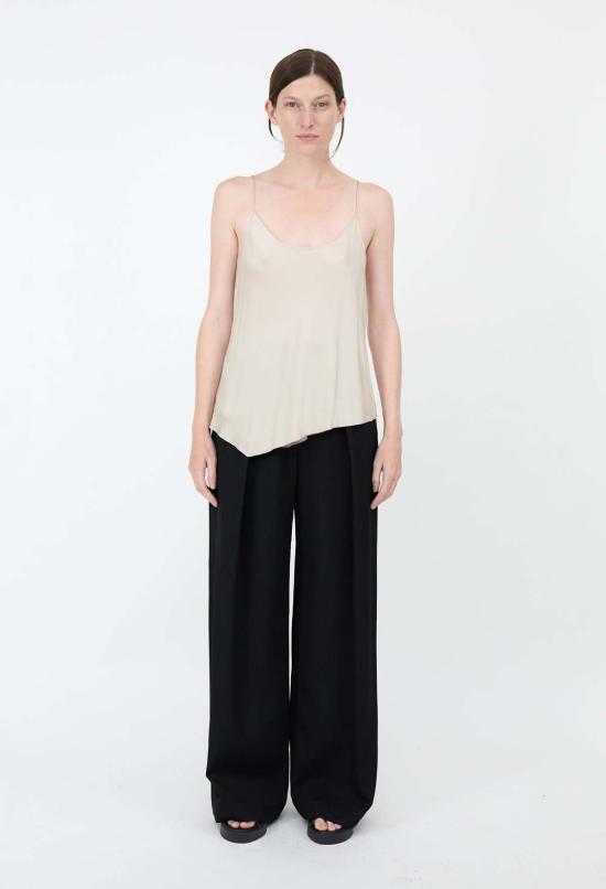  율리아 옌츠슈 캐미솔 줄리아 젠츠쉬 냇 바이어스 V넥 실크 샴페인  샴페인 - JULIA JENTZSCH