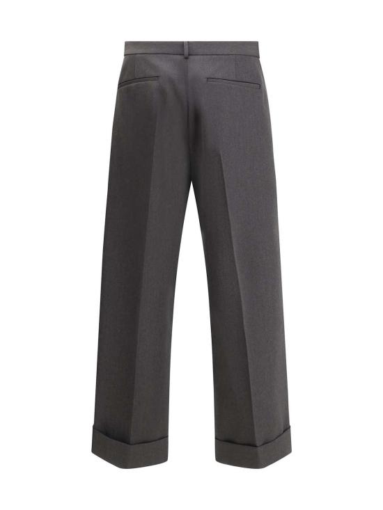  발렌티노 가라바니 스트레이트 팬츠 발렌티노 차콜 울  앤트라사이트 - VALENTINO GARAVANI