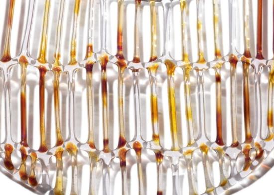  제인 다렌스부르그 목걸이/팬던트 제인 다렌스버그 격자 유리 목걸이, 호박/거북이 무늬 - JANE DARENSBOURG