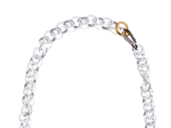  제인 다렌스부르그 목걸이/팬던트 제인 다렌스버그 격자 유리 목걸이, 호박/거북이 무늬 - JANE DARENSBOURG