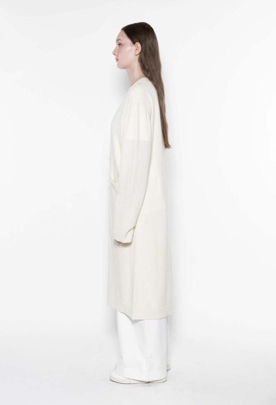  율리아 옌츠슈 가디건 줄리아 젠츠쉬 신 12gg 캐시미어  무염색 화이트 - JULIA JENTZSCH