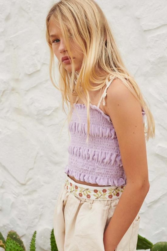  [키즈] Liilu 트레이닝/조거 팬츠 키즈 리일루 데님  에크루 - OTHER BRANDS