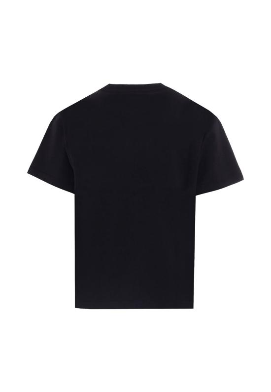  [키즈] 발망 트레이닝 상의 로고 아동용 티셔츠 블랙 - BALMAIN