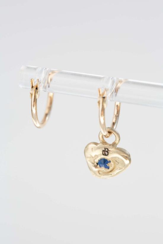  브루나 테노리오 주얼리 이어링 하트비트 후프 귀걸이 - BRUNA TENORIO JEWELRY