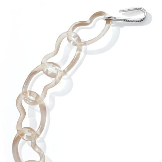  JANE D'ARENSBOURG 바디 주얼리 제인 다렌스버그 피치 & 실버 더블 빈/하트 실버 - OTHER BRANDS