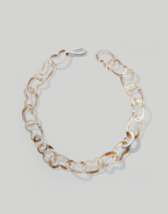  JANE D'ARENSBOURG 바디 주얼리 제인 다렌스버그 피치 & 실버 더블 빈/하트 실버 - OTHER BRANDS