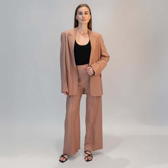  ÁERON 수트 자켓 에론 톤카 싱글 브레스트 블레이저 페일 로즈