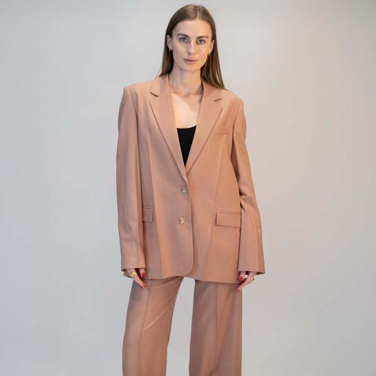  ÁERON 수트 자켓 에론 톤카 싱글 브레스트 블레이저 페일 로즈 - OTHER BRANDS