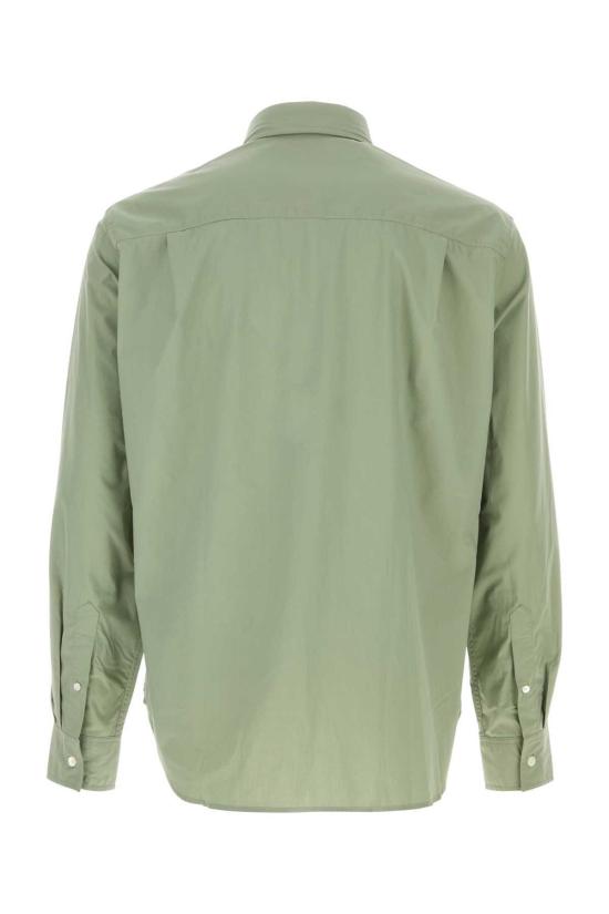  메종키츠네 긴팔 셔츠 메종 키츠네 파스텔 핑크 포플린 셔츠 베르데그리스 - MAISON KITSUNE