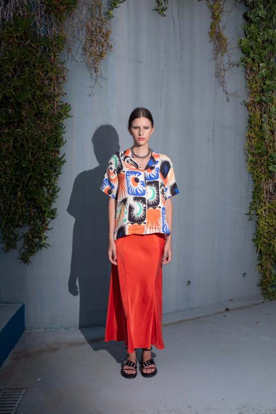  Untitled in Motion 셔츠 Untitled In Motion Ease Top Alchemia Flame - UNTITLED IN MOTION