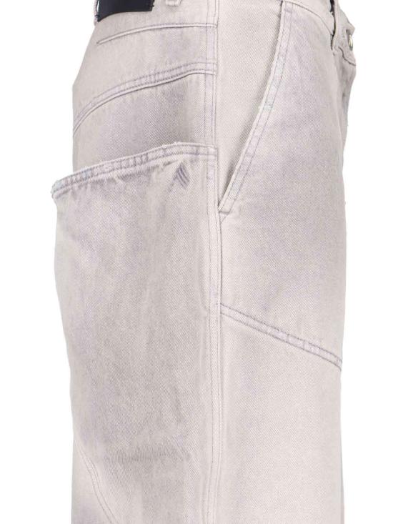  디 아티코 데님 팬츠 아티코 롱 팰리스 진 빈티지 그레이 - THE ATTICO