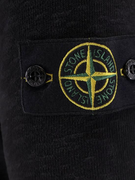  스톤 아일랜드 스웨터 코튼  블랙 - STONE ISLAND